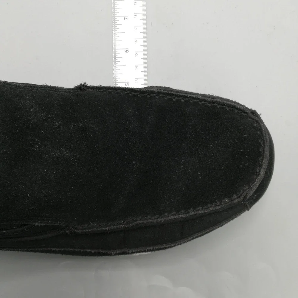 Dr. Scholls Loafer Mens Shoes Leather Suede Black Jack Slip On Sport 8E
